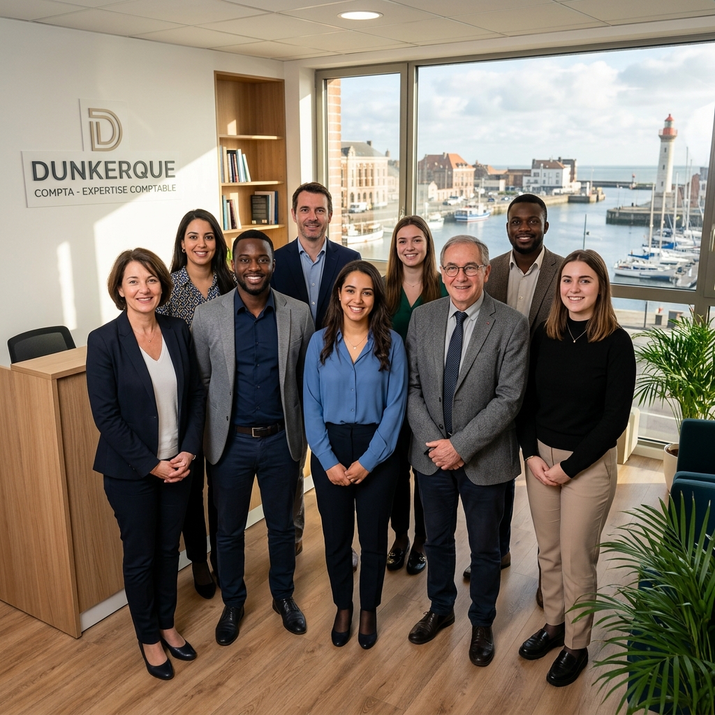 L'équipe d'experts comptables Cogeflandre à Dunkerque